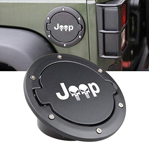 L&U Tankdeckel Tankdeckel für Jeep Wrangler JK & Unlimited 4-türig 2-türig 2007-2017,Jeep