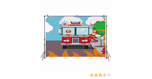 Nivius Photo Toile De Fond Pour Photographie Camion De Pompier 1er Anniversaire Fete Pompier Invitation Fete De Pompier Decorations Photographie Background Banniere Photo Booth Props W Studio Photo Et Eclairage High Tech Inzaboton Com