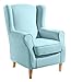 Produktbild Max Winzer 279511001645230 Lione Ohrenbackensessel Flachgewebe, aqua