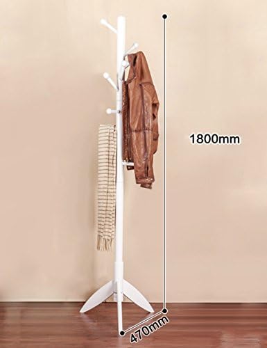 HWF Hat Coat Stand Solid wood Floor Standing Coat racks Floor hangers Creative Hat Coat Stand 180CM ( Color : B )