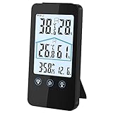 Das Wetterstation Set besteht aus deinem Haupt-Bedienteil und einem Funkmessfühler. Mit einem Außensensor, max Unterstützung bis zu 3 Kanal und 100 Meter Funksender im offenen Bereich.