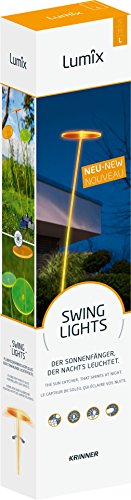 KRINNER Lumix Gartenbeleuchtung, Swing Lights L, orange, 12x12x84.5 cm, 22023, 1 Stück - 6