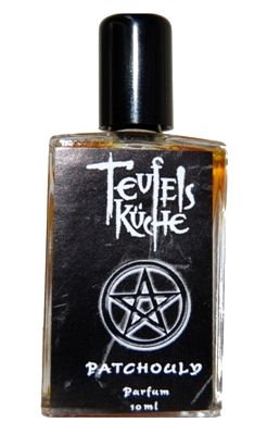 Teufelsküche Patchouli Natur, Parfum unisex, Gothic Parfum, Mini Flakon, 10ml Glasflakon, Gotik Patchouly