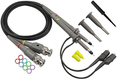 Befaith CLEQEE 2pcs P6100 Oscilloscope Probe Kit DC 100MHz Scope Clip Test Probe 100MHz for Tektronix HP X1/X10 Sonda Osciloscopio