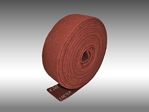 5 m Schleifvliesrolle Körnung 240 - Schleifvlies, Vlies Rolle, Vliespads, Schleifpad, Polieren.