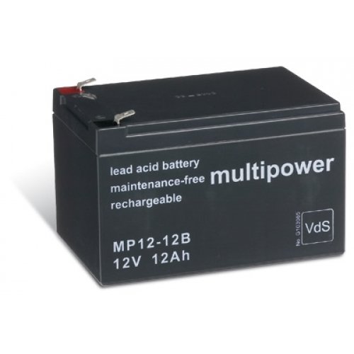 akku-net Bleiakku (multipower) MP12-12B Vds, 12V, Lead-Acid