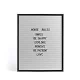 ✅ Die Buchstabentafel wird inklusive 145 Buchstaben geliefert und eine passende Wandaufhängung ist ebenfalls dabei.