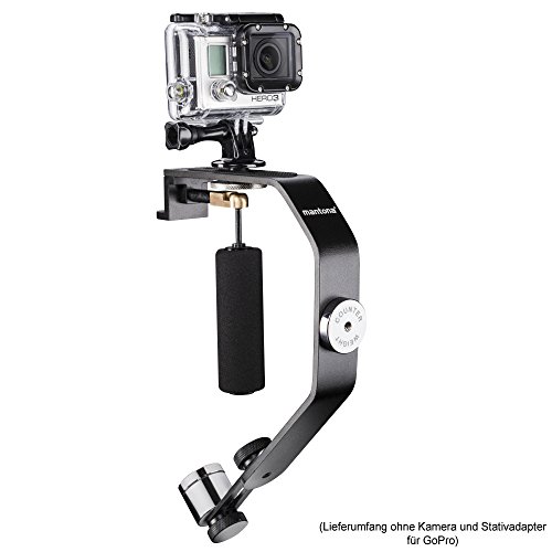 Mantona Schwebestativ (inkl. Gegengewichten, 1/4 Zoll, geeignet für Action Cams und Camcorder) - 2