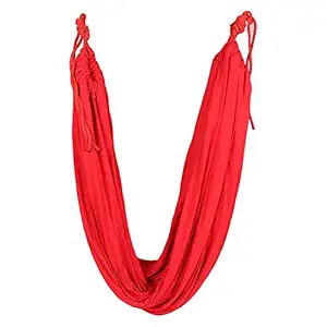 Yoga Store Wala Lycra Aerial Yoga Hammock - (Red)