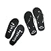 Produktbild JUST MARRIED FLIP FLOPS [Mens Plain Black (11-13)]