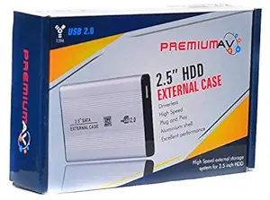 PremiumAV External 2.5-inch Hard Disk Drive Enclosure (Multi-Color)