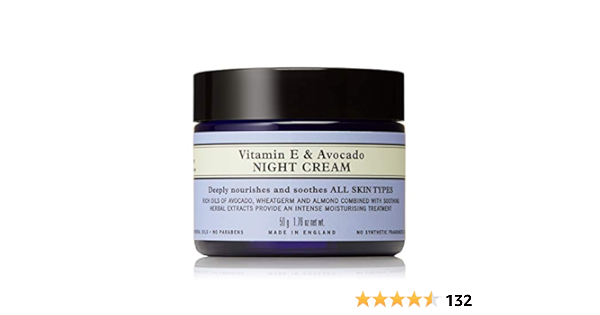 vitamin e and avocado night cream