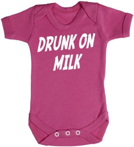 Baby Buddha - Drunk On Milk Baby Baby Grow 100% Cotton