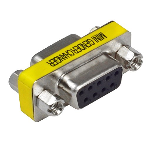 MENGS® 9 Pin RS232 DB9 Pin weiblichen zu weiblichen serielles Kabel Gender Changer Adapter-Stecker