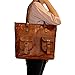 Produktbild Mad Over Shopping Women's Genuine Leather Medium Size Tote Handbag Vintage Shopping Stylish Purse