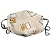 Produktbild Monicago Masken für Erwachsene, Face Masks Anti-Dust Mouth Cover Fashion Corgi Doggy Animal Style Washable And Reusable Mask Warm Windproof For Women Men Boys Girls Kids