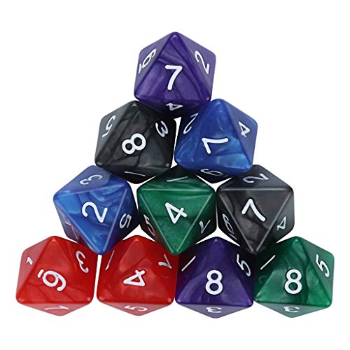 Preisvergleich Produktbild Spielzeug Spiele Spiele Zubehör Würfel Zubehör Polyhedrische Rollenspiel Polyhedral D4-D20 Würfel mit mehreren Seiten
