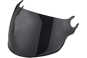 VCOROS Visiera Casco Moto Solo per OF562/AIRFLOW,Casco Parabrezza Moto Visiera a Lente Integrale,Protezione per Il Vento del Motociclo,Non incompatibile con LS2 Airflow II Nero