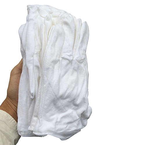 Multi weiß Baumwolle Handschuhe Inspektion Schmuck Gesundheit Tägliche Arbeit Handschuhe groß für Herren Damen - 6