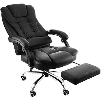 Happybuy Executive Chair PU Leather High Back Office Chair ...