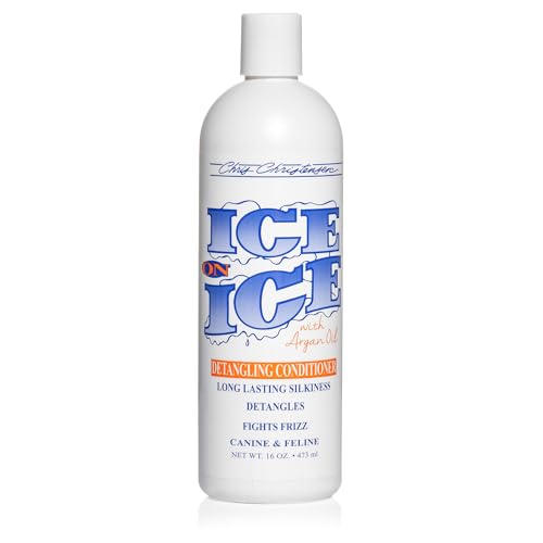 Chris Christensen Condizionatore Ice On Ice On - districante e lucentezza per i capelli | cura professionale dei capelli, 473 ml