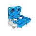 Produktbild Hemore Ice Cube Trays Rautenförmige Vier Löcher für Whiskey Cocktail Silikon Eiswürfelform blau