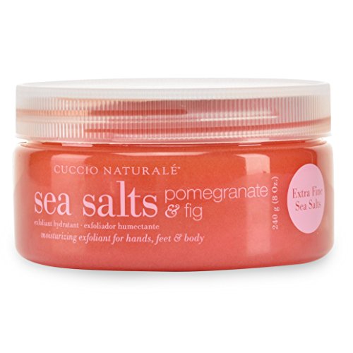 Cuccio Natural Exfoliating Sea Salt with Pomegranate and Fig, Ultra Fine 240 g
