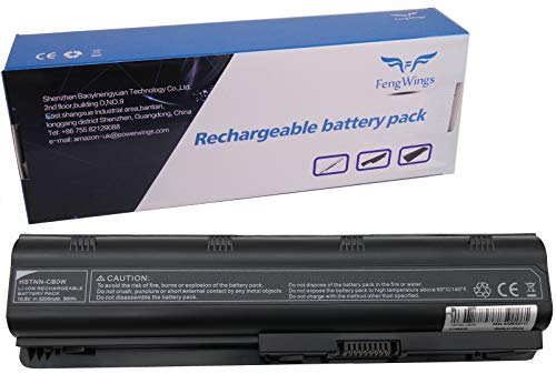 FengWings 5200mAh 593553-001 593554-001 WD548AA 636631-001 593550-001 Mu09 HSTNN-CB0W Reemplace la batería del portátil por Hp G32 G42 G62 G72 G4 G6 G6t G7 HP Compaq Presario CQ32 CQ42 CQ43 CQ430 CQ56 CQ62 CQ72 Hp Pavilion Dm4