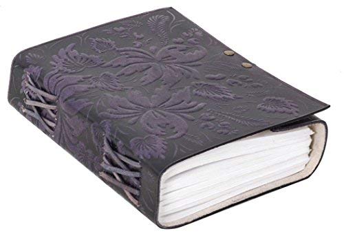 Libreta Gusti Cuero studio "Bonnie" Agenda Formato B5 Diario Viaje Dibujo Recetas Libreta de Foto Violeta 2P46-24-22