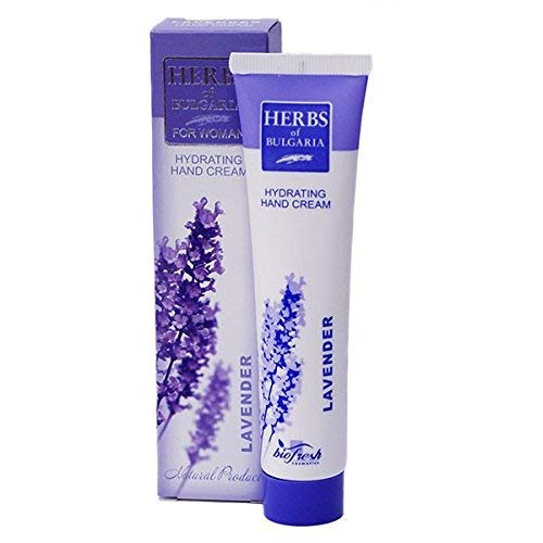 Herbs of Bulgaria Lavender, crema idratante per le mani alla lavanda, 75 ml (etichetta in lingua italiana non garantita)