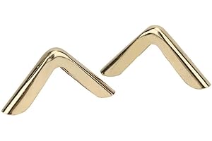 ‎HZTYYIER Hztyyier 50Pcs Buchecken Gold, Eckenschutz Metall Albumschmuck Ecke Buchecken Kantendekor Taschenecken für Buch Scrapbooking Alben