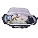 4pcs Stylish Designer Mummy Tote Waterproof Handbag Baby Diaper Nappy Changing Bag Set Nursing Messenger Bag Changing Mat Milk Bottle Holder Case
