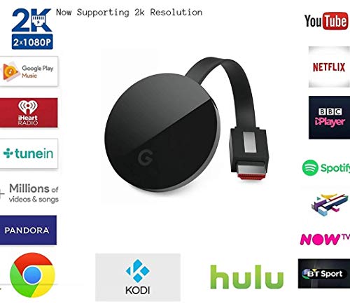 Pantalla inalámbrica HDMI que duplica la pantalla dongle - GcastUltra segunda generación chromecast 5G - wifi que transmite imágenes 1080p-2k, para Android / Windows / iOS / Miracast / Airplay DNLA /