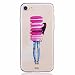 Produktbild MUTOUREN für iPhone 7 (4.7 Zoll) Transparent TPU Silikon Schutz Handy Hülle Case Cover [Kratzfeste, Scratch-Resistant] Hülle Schutzhülle Crystal Kirstall Durchsichtig Fall-Abdeckung Etui TPU Bumper Schale - Hamburg Mädchen
