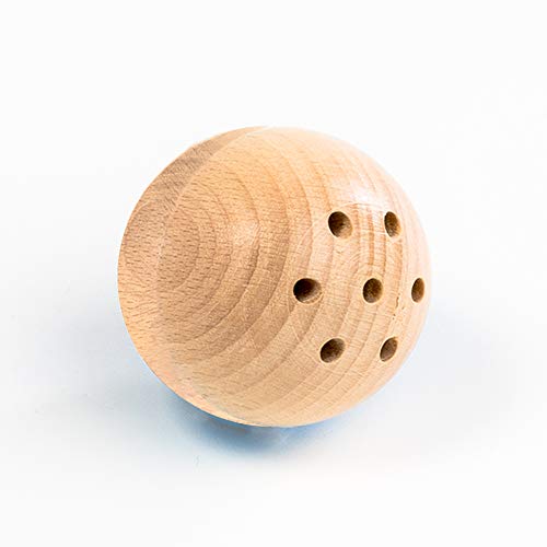 rewoodo Baelly Babyball Premium Motorik Babyspielzeug Holzspielzeug aus Deutschland (Natur)