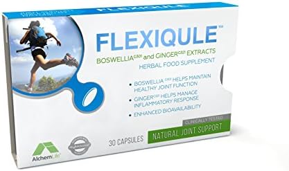 FlexiQule(TM) natural joint supplement (30 capsules) Boswellia &amp; Ginger extracts