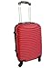 Produktbild TROLLEY KABINE BANDGRIFF ALKA TRAVEL 'KABINE GRÖßE KOSTEN RYANAIR EASYJET GEPÄCK KABINE GRÖßE KOFFER STARRE SCHLAUCH MASSNAHMEN 50X35X20 (ROT)