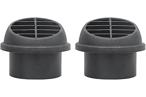 BYNYXI 2 Stück Standheizung Luftauslass 90mm, Auto Heizung Luftkanal Luftauslass Abschließbarer Drehbarer Warmluftauslass Universal Luftauslass für Standheizung Lufterhitzer Diesel Standheizung Zubehör