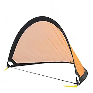 IRIS Portable Popup Soccer Goal with Carry Bag | Long Lasting Durable Frame | Quick Setup Easy Folding Storage, Size: 1.3 m x 80 cm x 80 cm