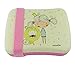 Produktbild Bento Lunchbox Set aus Bambus für Kinder mit elastischem Stoffband – Perfekt für Sandwich und Snacks – Für Schule – Mit gratis Tasche – Spülmaschinen fest und BPA-frei – Öko und umweltfreundlich (Girl and Lion)