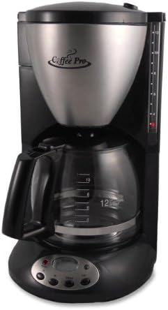 Home/Office Euro Style Coffee Maker, Black/Stainless Steel