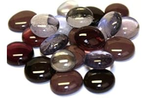 HOBBY ISLAND MOSAICS Glass Mosaic Tile Nuggets Purple Mix Rounded Gems