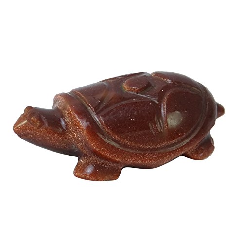 Preisvergleich Produktbild Brown Sun Sitara Mini Tortoise geschnitzte Figürchen Auto-Armaturenbrett Tabelle Dekor-Geschenk
