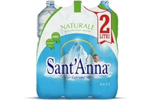 ?FONTI DI VINADIO SPA 18 BOTTIGLIE ACQUA SANT'ANNA NATURALE ACQUA MINERALE 2 LT
