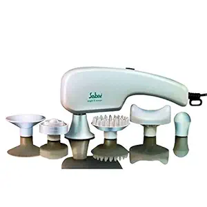 Sabar Magic-6 Electric Handheld Vibrating Full Body Massager with 6 