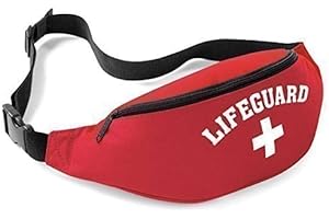 LIFEGUARDGEAR Lifeguard Belt/Bum Bag (Red/White)