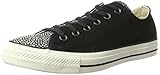 Moderner Sneaker Converse Damen Chuck Taylor All Star OX Sneaker, Schwarz/Weiß, 40 EU