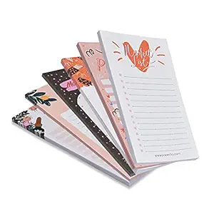 COI to DO List Notepad, Task Pad with Checklist, Priority & Notes Sections for Added Efficiency. A Planner for Organized People. Easy Tear Off Set of 6