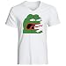 Produktbild Snake tongue mad angry Pepe Men's Vneck T-shirt Medium
