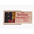 Synco Professional Wooden Carrom Coins Board Game Set | 24 Carrom Board Coins in Special Case (Bulldog)